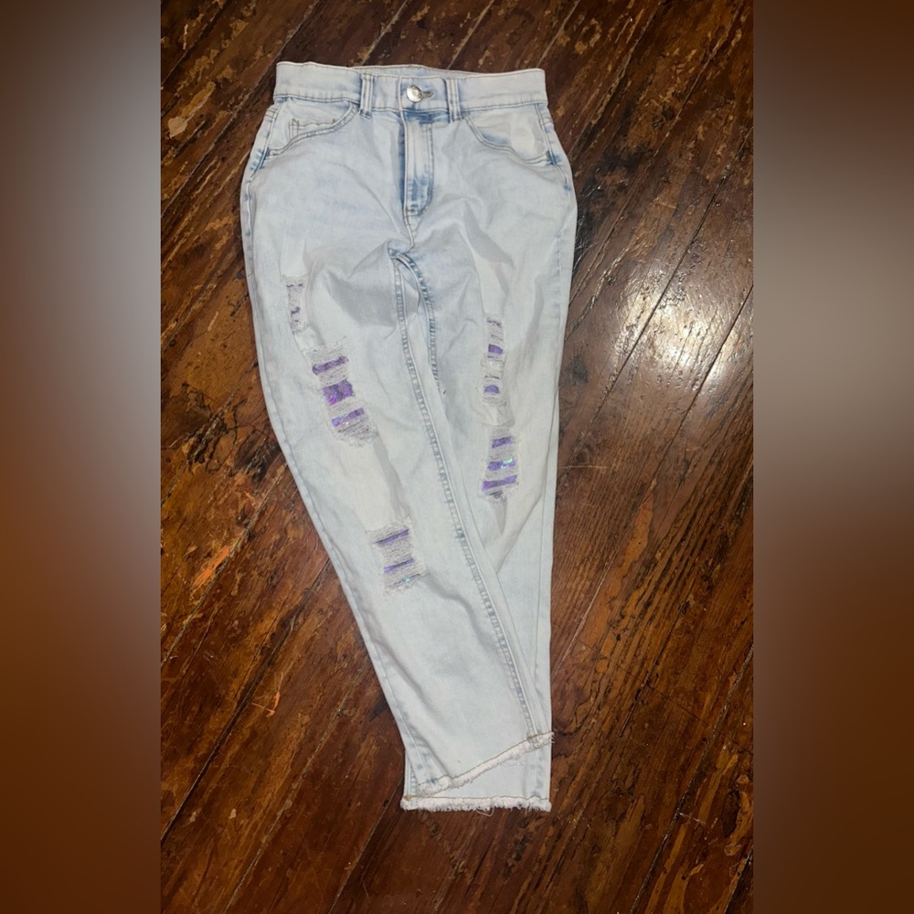 Justice mom jeans